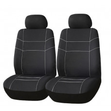 Front car seat covers "VECTOR", black/grey