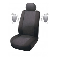 Car seat cover set "COMFORT TRIS", black