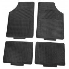 Set of car mats "DOUBLE FACE", black