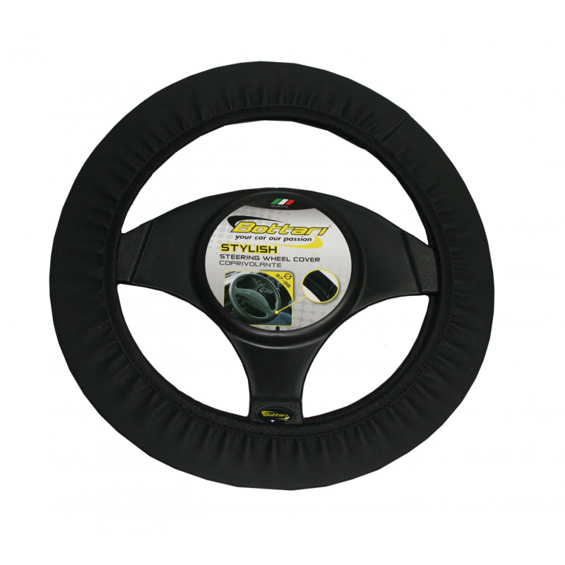 PU leather steering wheel cover ''STYLISH''