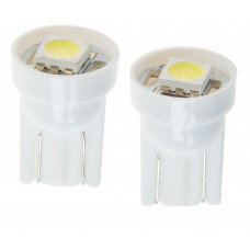 LED spuldzes, 2 gab, W5W T10, 1SMD