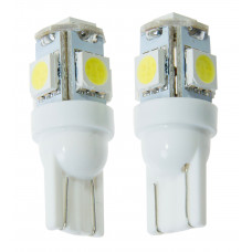 LED bulbs, 2 pcs., W5W T10, 5SMD