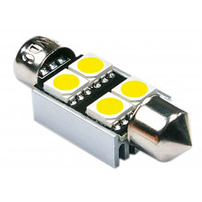 LED spuldze, 1 gab, C5W 36mm Festoon/Canbus, 4SMD