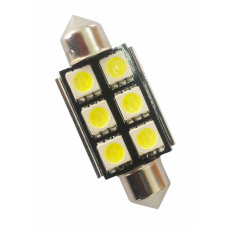 Светодиодная лампа, 1 шт., C5W 39мм Festoon/Canbus, 6SMD