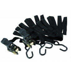 Cargo fastening straps with ratchet and hook "CARGO PLUS", 2x500cm