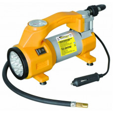 Metal air compressor + 7 LED lamp "AIR-35"