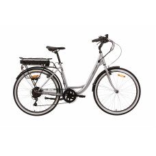 Elektriskais velosipēds DENVER E4300, izmērs 26", pelēks