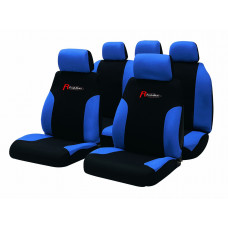 Set of car seat covers "PUMA", blue/black