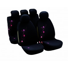 Set of car seat covers "MY ORIENTAL FLOWER"