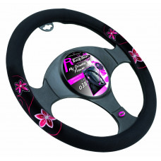 Steering wheel cover "MY ORIENTAL FLOWER"