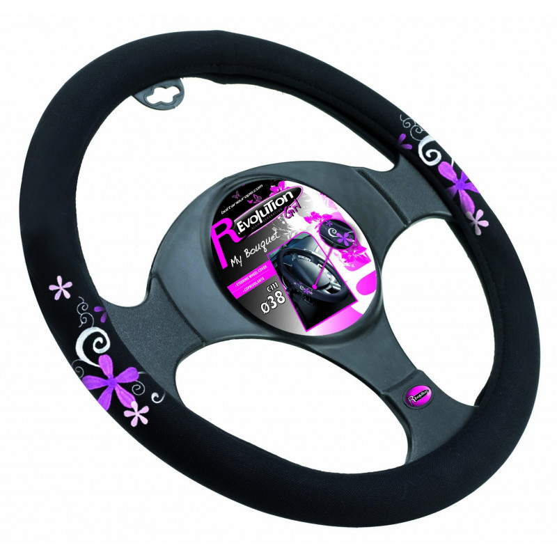 Steering wheel cover "MY BOUQUET"