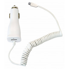 Car charger 2.1 AMP + charging cable "MICRO-BULLET"