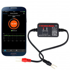 12V automašīnas akumulatora monitors ar mobilo lietotni "CONTROLLER"