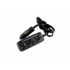 Car splitter with 4 USB ports