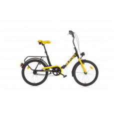 Foldable bicycle 20'' AURELIA, black/ yellow