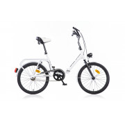 Foldable bicycle 20'' AURELIA, white