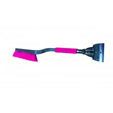 Snow brush with ice scraper "ICE-60 PINK"