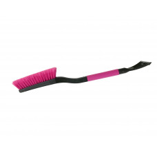 Snow brush with ice scraper "ICE-60 PINK", 60cm