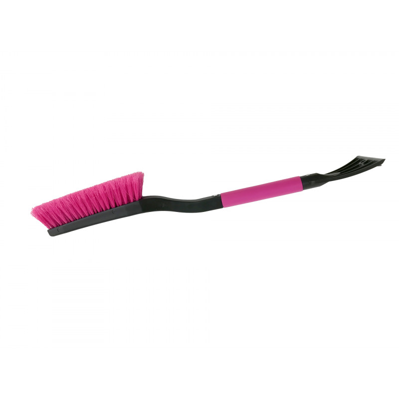 Snow brush with ice scraper "ICE-60 PINK", 60cm