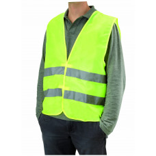 Atstarojoša veste "WARNING VEST", XL, dzeltena