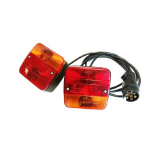 Set of trailer rear lights