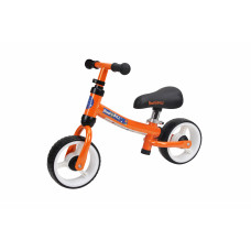 Kids balance bike 7,5" with adjustable seat height "RUNNER", orange/white