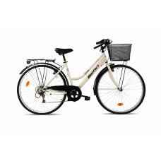 Women's bicycle 28'' "PISA", pearl white