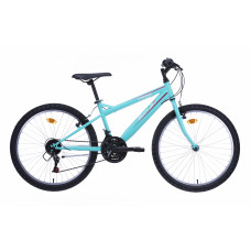 Women's bicycle 24'' ''TORINO'', tiffany blue