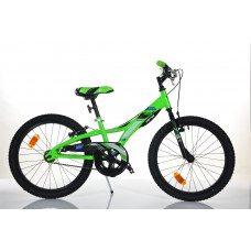 Children's bicycle 20'' "BULLET", black/green