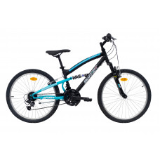 Men's bicycle 24'' "ANDALO", black/blue