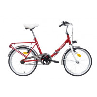 Foldable bicycle 20'' "ROMA", red