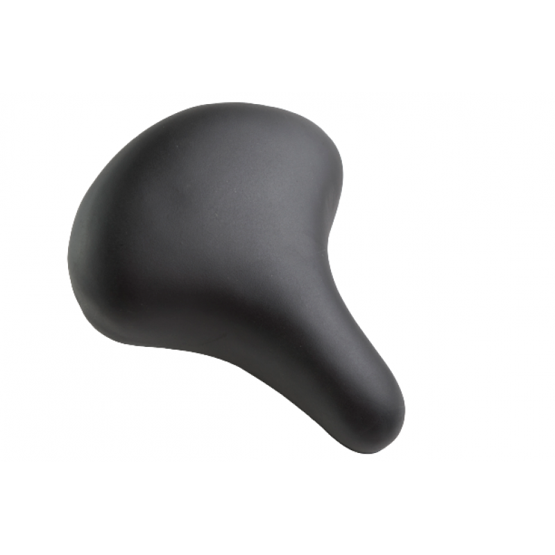 Bicycle saddle "SOFT LINE CITY", black