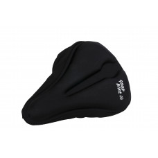 Bicycle saddle cover "GEL+", black