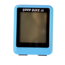 Bicycle computer with wire "GOODY-13", blue
