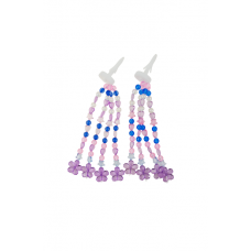 Streamers "CRISTALIS", 2pcs, pink/violet