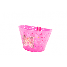 Front basket "SWAN", pink