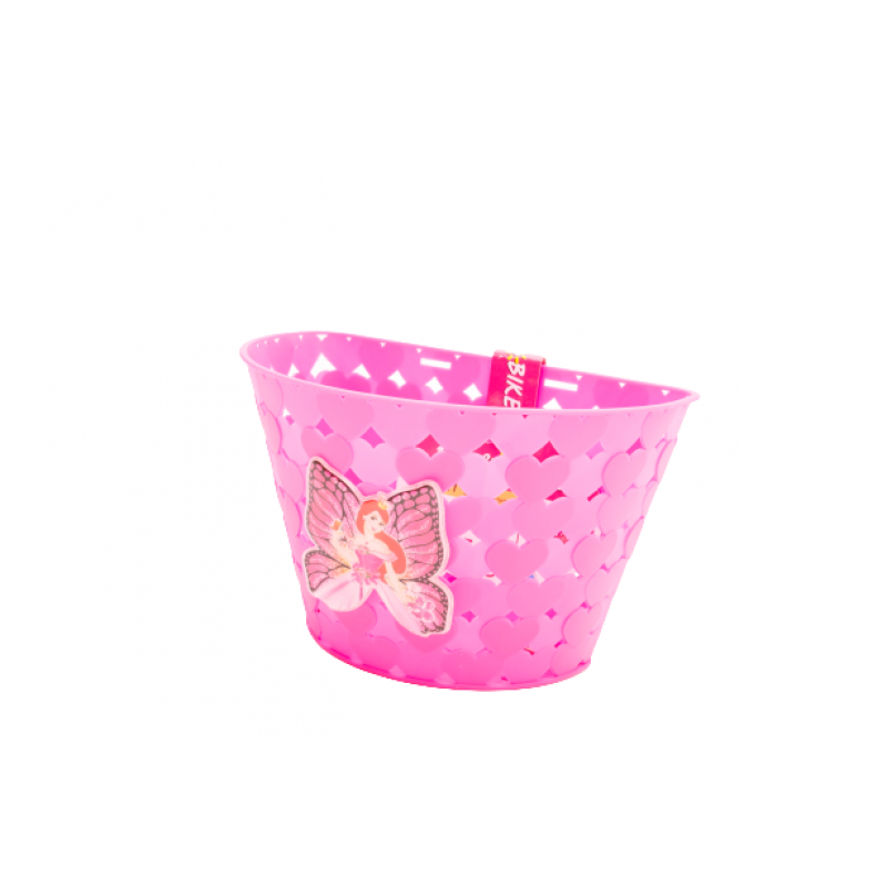 Front basket "SWAN", pink