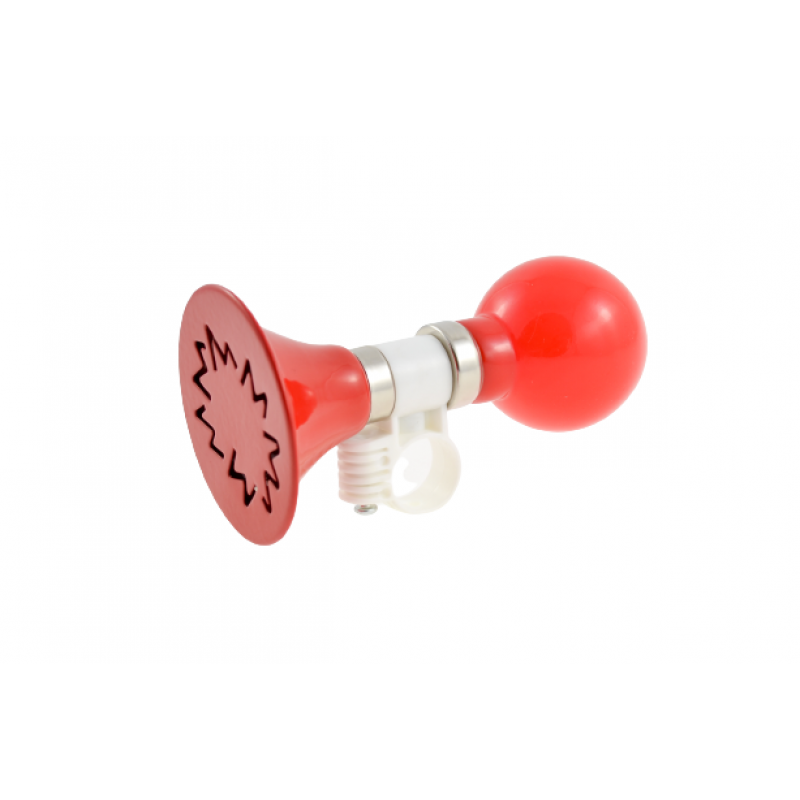 Bicycle trumpet "COLOR", red