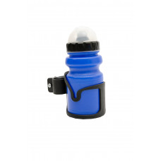 Water bottle with cage "BABY", blue