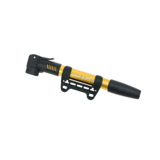 Pump mini "DUAL ALU", yellow