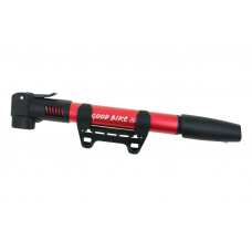 Pump mini "DUAL ALU", red