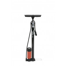 Насос для велосипеда "T-POWER", черный/оранжевый