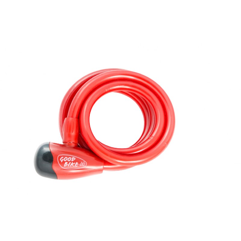 Saslēdzējs "SECURITY LOCK", Ø12x1500mm, sarkans