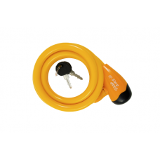 Cable lock "SECURITY LOCK", Ø12x1500mm, orange