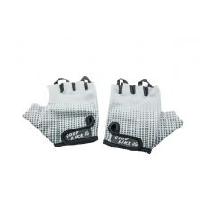 Bicycle gloves "X-SPORT", adult, size: S-M-L-XL, white