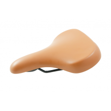 Bicycle saddle "CITY TON", brown