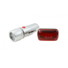 Set of front and rear lights "BY-BIKE 5+5"