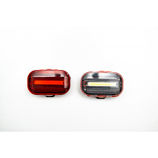 Set of front and rear lights "BY-BIKE THREE"