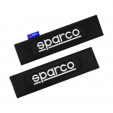 Sparco Seat Belt Pads Set, black