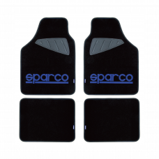 Sparco Car Mats, black/blue